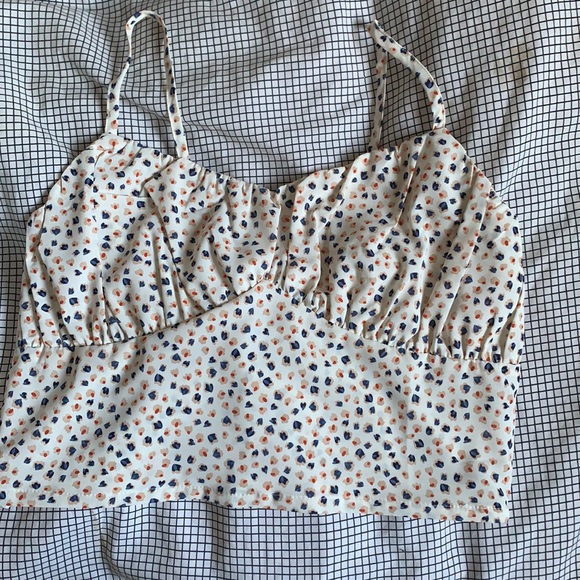 All over print ruched bust cami from romwe - Picture 2 of 3